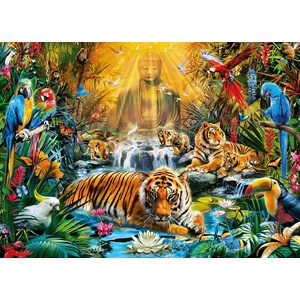 Clementoni (39380) - "Mysterious Tiger" - 1000 pezzi