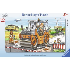 Ravensburger (06139) - "Work with Road Roller" - 15 pezzi