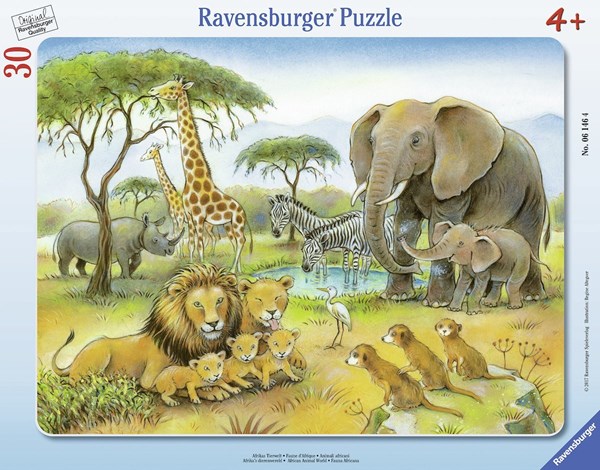 Ravensburger (06146) - "Africa's Wildlife" - 30 pezzi