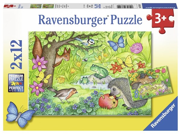 Ravensburger (07610) - "Animals in Our Garden" - 12 pezzi
