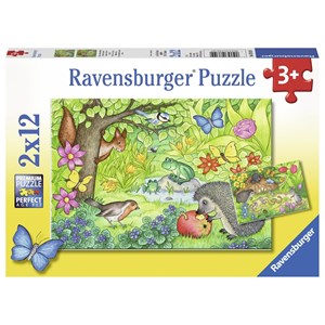 Ravensburger (07610) - "Animals in Our Garden" - 12 pezzi