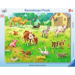 Ravensburger (06143) - "My Favorite Animals" - 11 pezzi