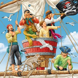 Ravensburger (08030) - "Pirates" - 49 pezzi