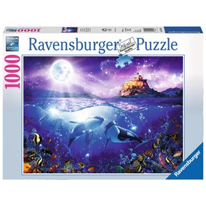 Ravensburger (19791) - "Whales in the Moonlight" - 1000 pezzi