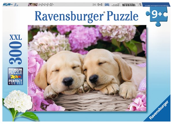 Ravensburger (13235) - "Sweet Dogs in the Basket" - 300 pezzi