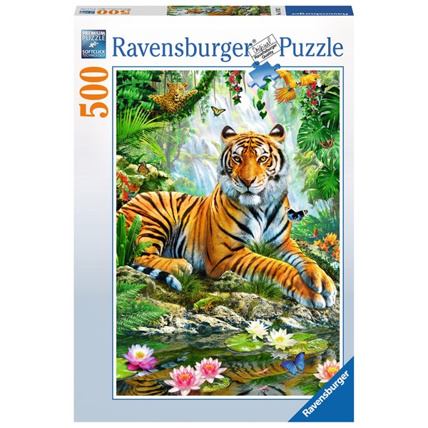 Ravensburger (14742) - "Tiger in the Jungle" - 500 pezzi