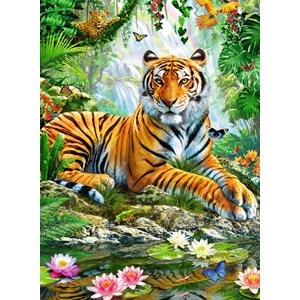 Ravensburger (14742) - "Tiger in the Jungle" - 500 pezzi