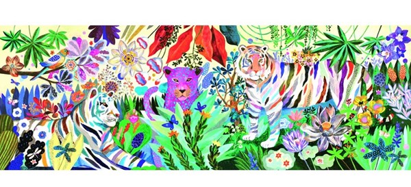 Djeco (07647) - "Rainbow Tigers" - 1000 pezzi