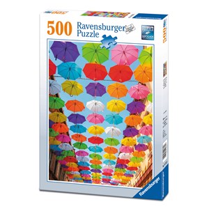 Ravensburger (14765) - "Colorful Umbrellas" - 500 pezzi