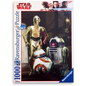 Ravensburger (19779) - "C-3PO, R2-D2 & BB-8" - 1000 pezzi