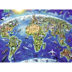 Ravensburger (12722) - "Big, wide world" - 200 pezzi