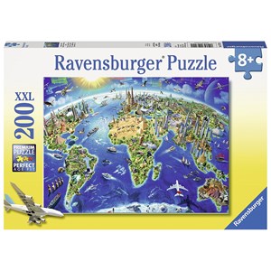 Ravensburger (12722) - "Big, wide world" - 200 pezzi