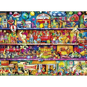 Buffalo Games (11744) - Aimee Stewart: "Vintage Toy Shelf" - 1000 pezzi