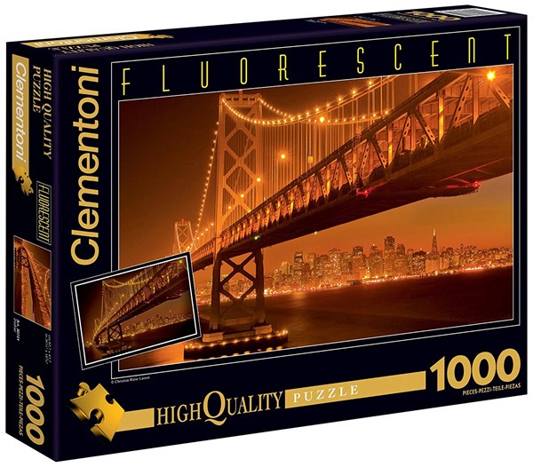 Clementoni (39175) - "San Francisco by Night" - 1000 pezzi