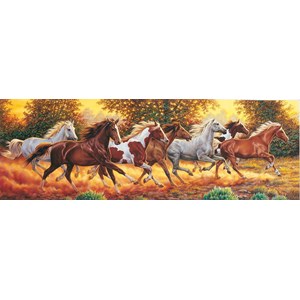 Clementoni (31300) - "Galloping Horses" - 1000 pezzi