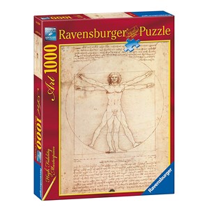 Ravensburger (15250) - Leonardo Da Vinci: "The Vitruvian Man" - 1000 pezzi