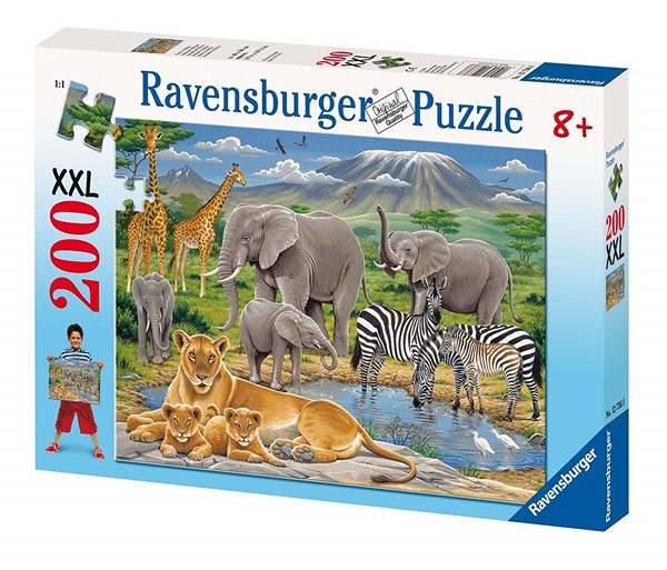 Ravensburger (12736) - "African Animals" - 200 pezzi