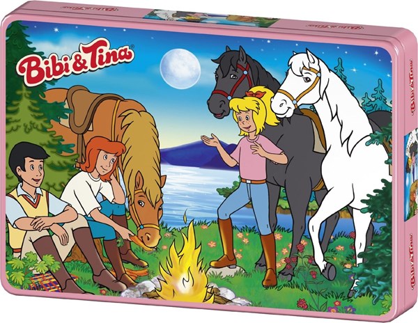 Schmidt Spiele (55580) - "Bibi and Tina, Around the Fire" - 100 pezzi