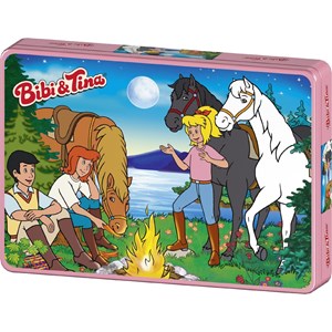 Schmidt Spiele (55580) - "Bibi and Tina, Around the Fire" - 100 pezzi