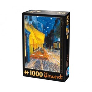 D-Toys (66916-VG09) - Vincent van Gogh: "Cafe Terrace at Night" - 1000 pezzi
