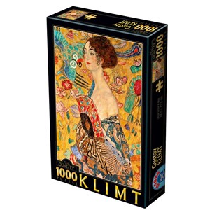 D-Toys (66923-KL03) - Gustav Klimt: "Woman with Fan" - 1000 pezzi