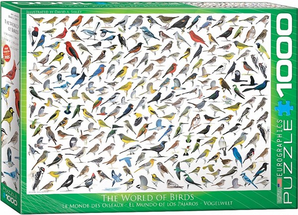 Eurographics (6000-0821) - "The World of Birds" - 1000 pezzi