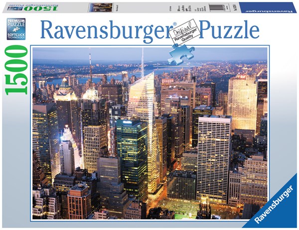 Ravensburger (16226) - "Midtown Manhattan, New-York" - 1500 pezzi