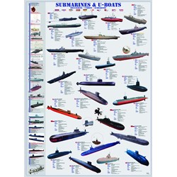Eurographics (6000-0132) - "Submarines & U-Boats" - 1000 pezzi