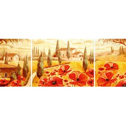 Ravensburger (19994) - "Poppies in Tuscany" - 1000 pezzi