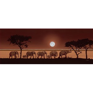 Ravensburger (15110) - "Crossing the Savannah" - 1000 pezzi