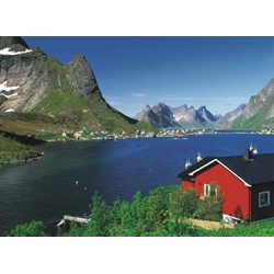 Ravensburger (14176) - "Norwegian Fishing Village" - 500 pezzi