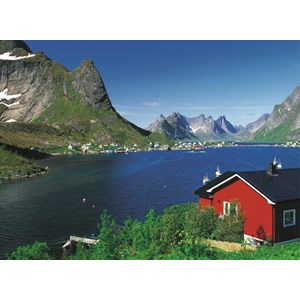 Ravensburger (14176) - "Norwegian Fishing Village" - 500 pezzi