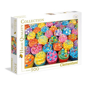Clementoni (35057) - "Colorful Cupcakes" - 500 pezzi