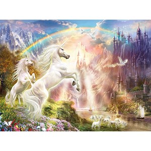 Clementoni (35054) - "Sunset Unicorns" - 500 pezzi
