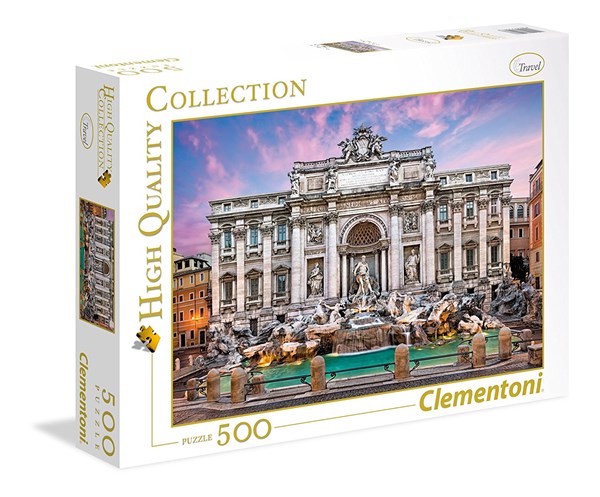 Clementoni (35047) - "Fontana di Trevi" - 500 pezzi