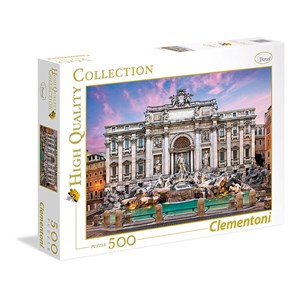 Clementoni (35047) - "Fontana di Trevi" - 500 pezzi