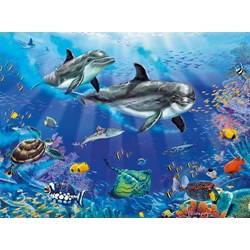 Clementoni (94051) - Christian Riese Lassen: "Dolphins" - 1000 pezzi