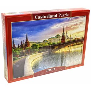 Castorland (C-103348) - "Riverside view, Moscow, Russia" - 1000 pezzi
