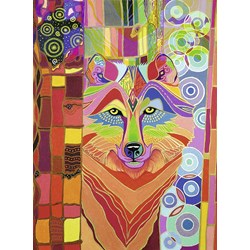 Ravensburger (14368) - "Mystic Wolf, Multi Color" - 500 pezzi