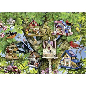 Ravensburger (19691) - Lori Schory: "Bird Village" - 1000 pezzi
