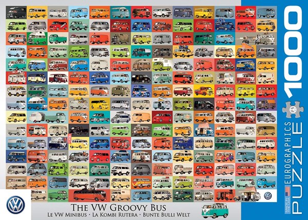 Eurographics (6000-0783) - "The Volkswagon Groovy Bus" - 1000 pezzi