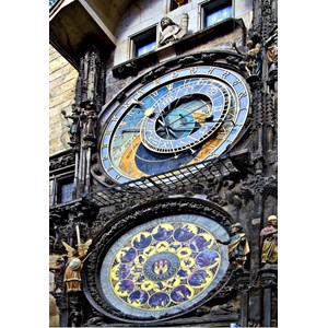 Grafika Kids (01962) - "Prague Astronomical Clock" - 100 pezzi
