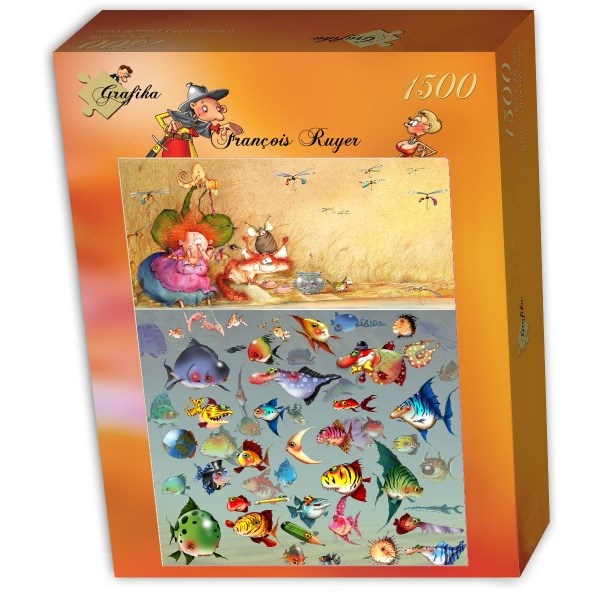 Grafika (T-00566) - François Ruyer: "Witch" - 1500 pezzi