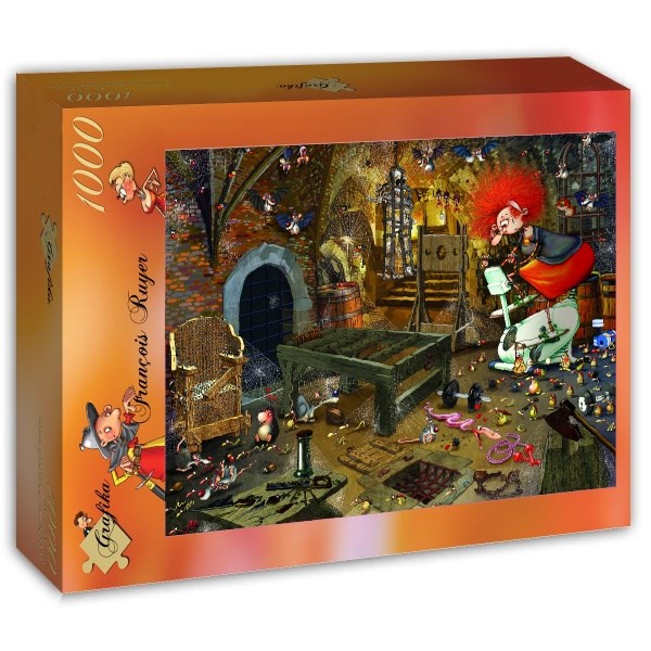 Grafika (T-00595) - François Ruyer: "Sports Hall" - 1000 pezzi