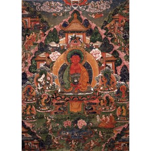 Grafika (T-00603) - "Buddha Amitabha in His Pure Land of Suvakti" - 500 pezzi