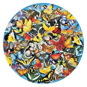 SunsOut (34953) - Lori Schory: "Butterflies in the Round" - 1000 pezzi