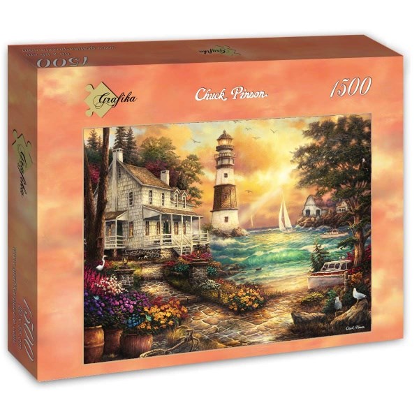 Grafika (T-00707) - Chuck Pinson: "Cottage by the Sea" - 1500 pezzi