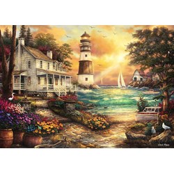 Grafika (T-00708) - Chuck Pinson: "Cottage by the Sea" - 1000 pezzi