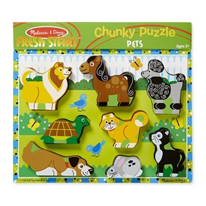 Melissa and Doug (3724) - "Pets" - 8 pezzi