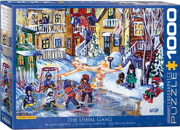 Eurographics (6000-5332) - Katerina Mertikas: "The Usual Gang" - 1000 pezzi